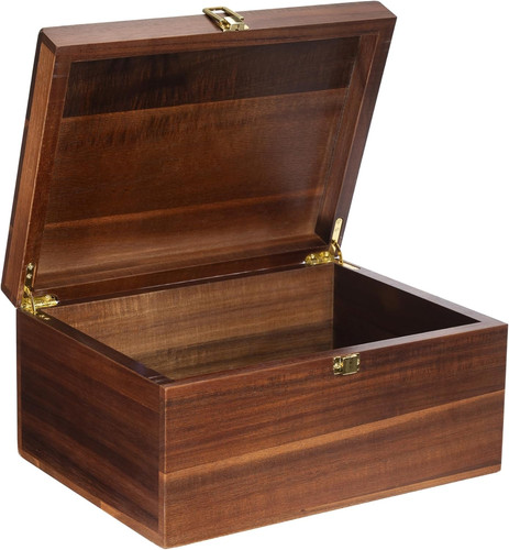 Large wooden keepsake box - keepsake,