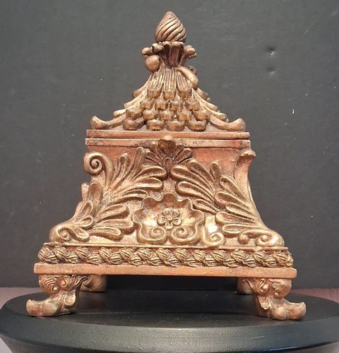 Vintage ornate gold resin - vintage,